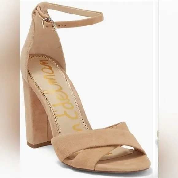 Sam Edelman Shoes - Sam Edelman Yancy Ankle Strap Womens 10 Sandal in Oatmeal Wedding Neutral Party‎